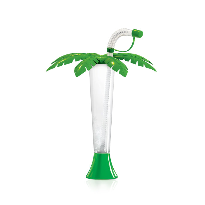 Palm Tree Lid Yard Cups - 9 oz./250 ml - Stackable (108 cups per box)