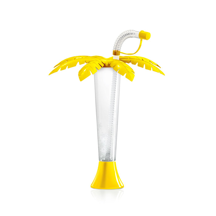 Palm Tree Lid Yard Cups - 9 oz./250 ml - Stackable (108 cups per box)