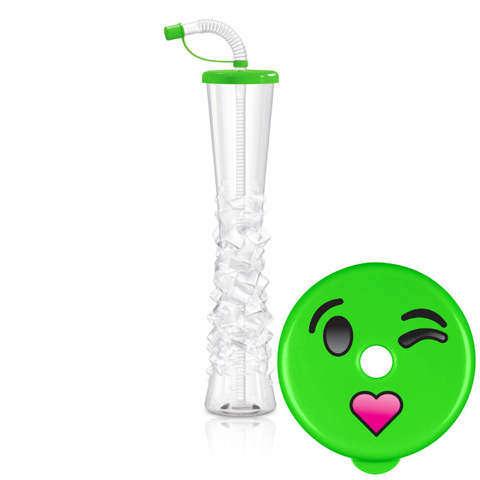 Emoji Lid Yard Cups -17 oz./500 ml (54 cups per box)