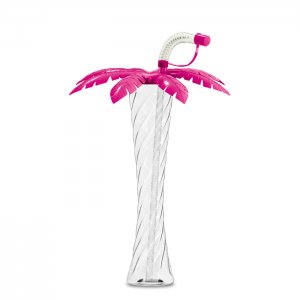 Palm tree cup 350 ml/ 12oz. - pink