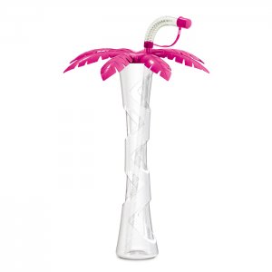 Palm tree cup 14 oz./400 ml - pink