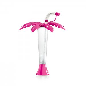 Palm tree cup 9 oz./250 ml - pink