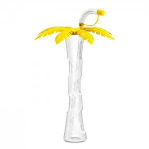 Palm tree cup 14 oz./400 ml - yellow