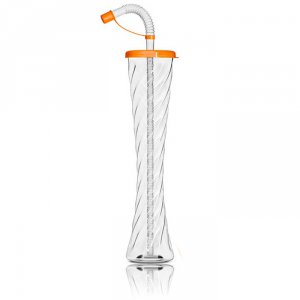 Flat ball cup 12 oz./350 ml-orange