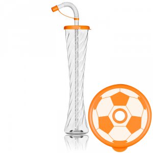 Flat ball cup 12 oz./350 ml-orange