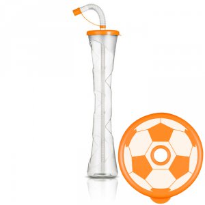 Flat ball cup 14 oz./400 ml-orange